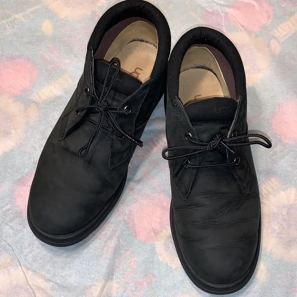 UGG Waterproof Men's Classic Black Biltmore Chukka Leather Boots Size 13
